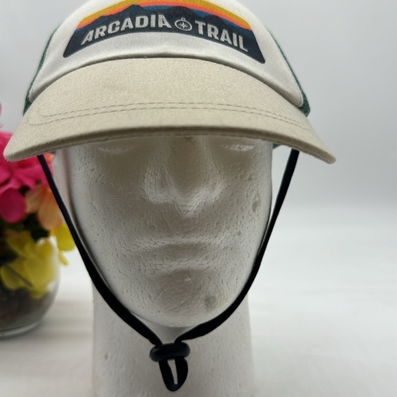 Acadia Trail NWT Trucker Hat with Chin Strap Hiking Size SL/XXL HT4790 - Picture 3 of 10